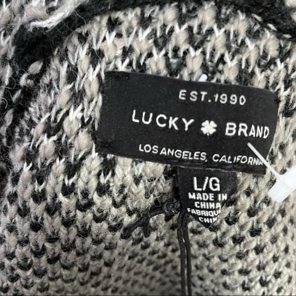 Lucky Brand Women’s Open Front Cardigan size L - Picture 6 of 9